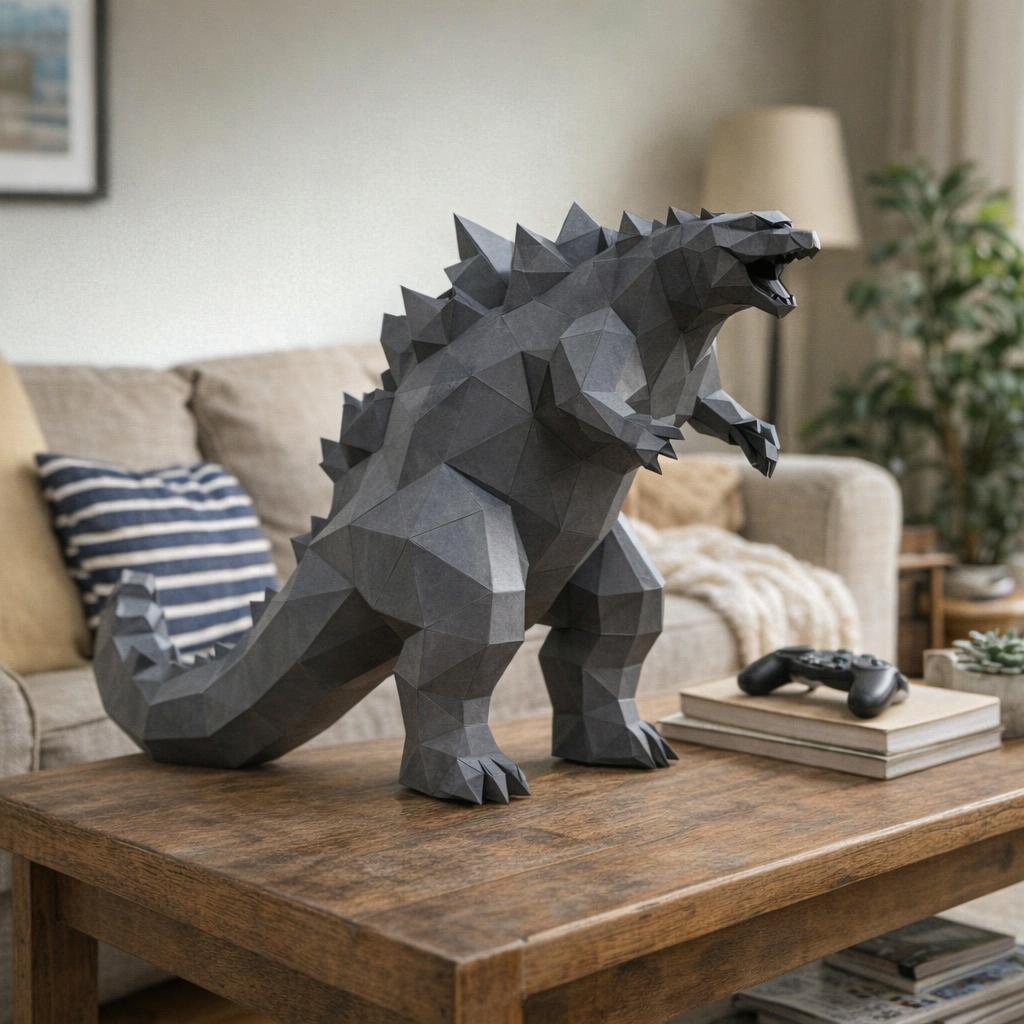 Papercraft Godzilla en 3D Papercraft Godzilla en 3D
