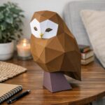 Papercraft hibou en 3D