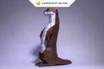 Papercraft loutre en 3D