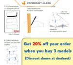 Papercraft mains tenant un cœur en origami