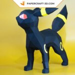 Papercraft Pokemon Noctali en 3D