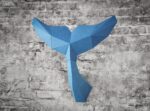 Papercraft queue de dauphin en 3D