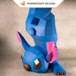 Papercraft Stitch papercraft acrobatique 3D