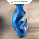 Papercraft Stitch papercraft acrobatique 3D