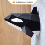Papercraft tête d'orque en 3D
