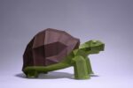 Papercraft tortue verte complète en 3D