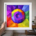 Tableau mural en papercraft 3D