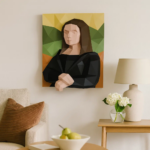 Tableau mural Mona Lisa en Papercraft 3D