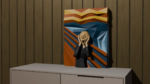 The scream – Tableau papercraft 3D inspiré de Munch