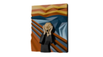 The scream – Tableau papercraft 3D inspiré de Munch