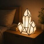 Veilleuse crystal en papercraft 3D