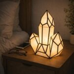 Veilleuse crystal en papercraft 3D