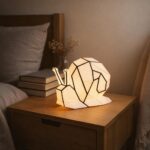 Veilleuse escargot en papercraft 3D