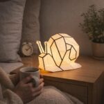 Veilleuse escargot en papercraft 3D