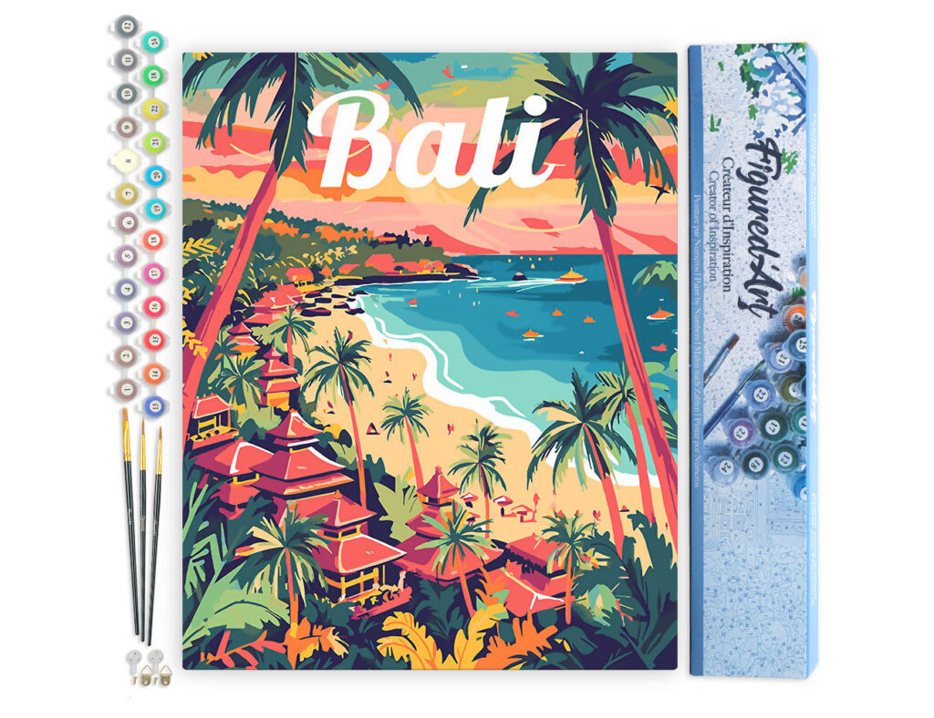 Affiche de voyage Bali - Toile roulée