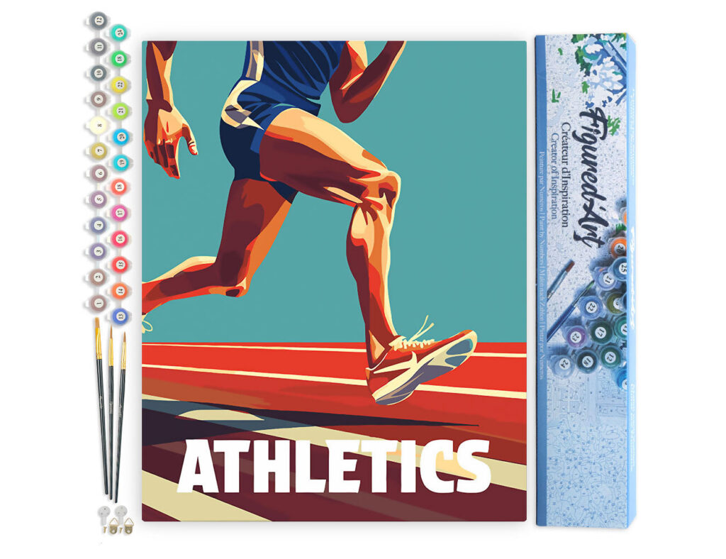 Affiche sportive Athlétisme - Toile roulée