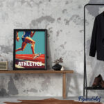 Affiche sportive Athlétisme - Toile roulée