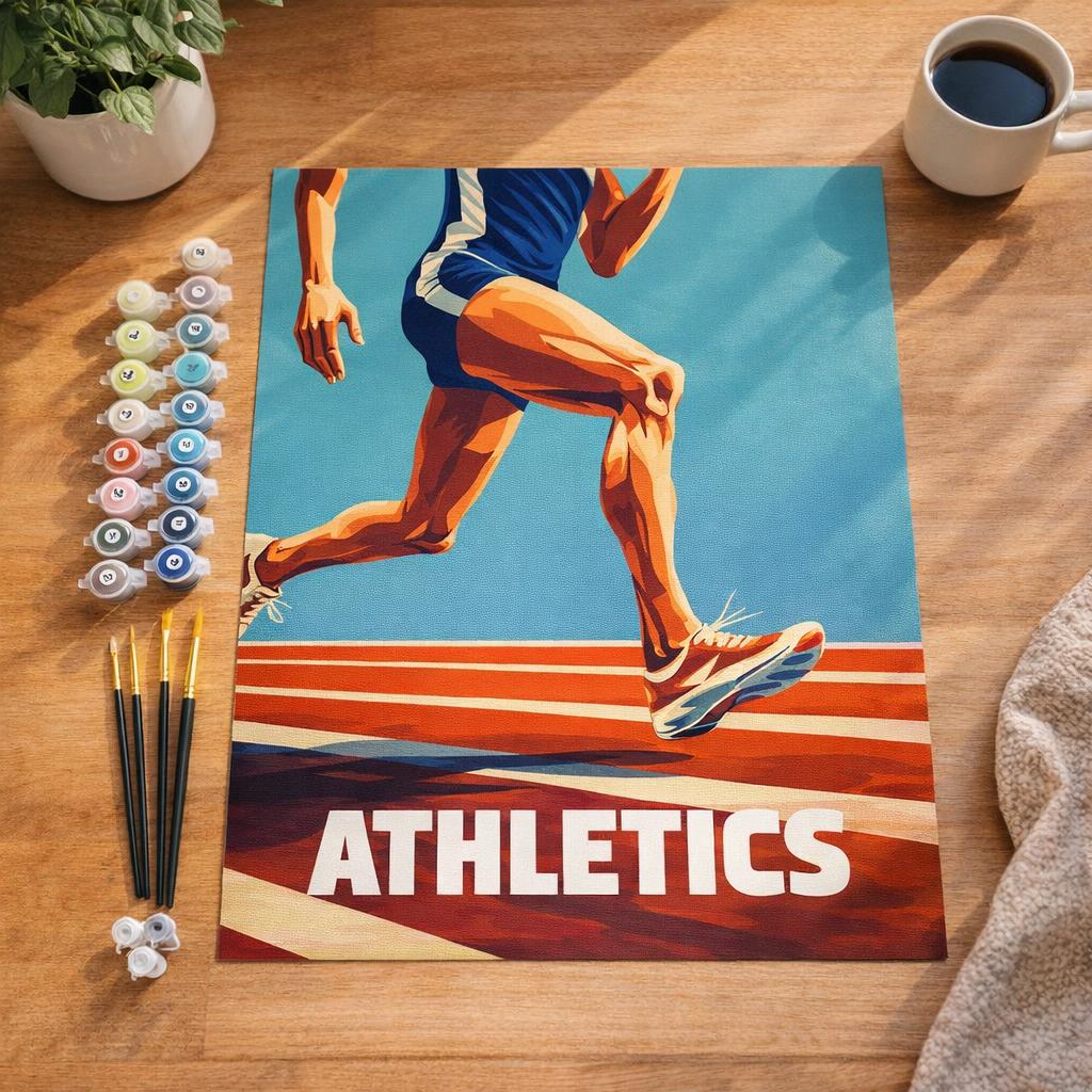 Affiche sportive Athlétisme - Toile roulée