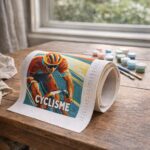 Affiche sportive Cyclisme - Toile roulée