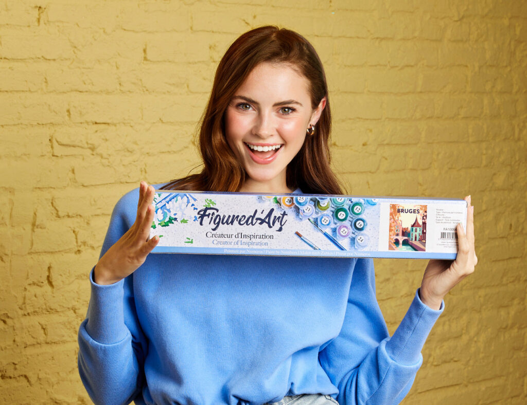 Affiche Vintage Bruges - Toile roulée