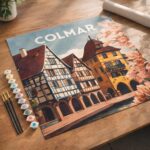 Affiche Vintage Colmar - Toile roulée