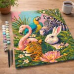 Amis de la jungle - Toile roulée