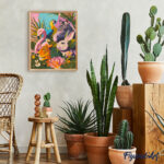 Amis de la jungle - Toile roulée