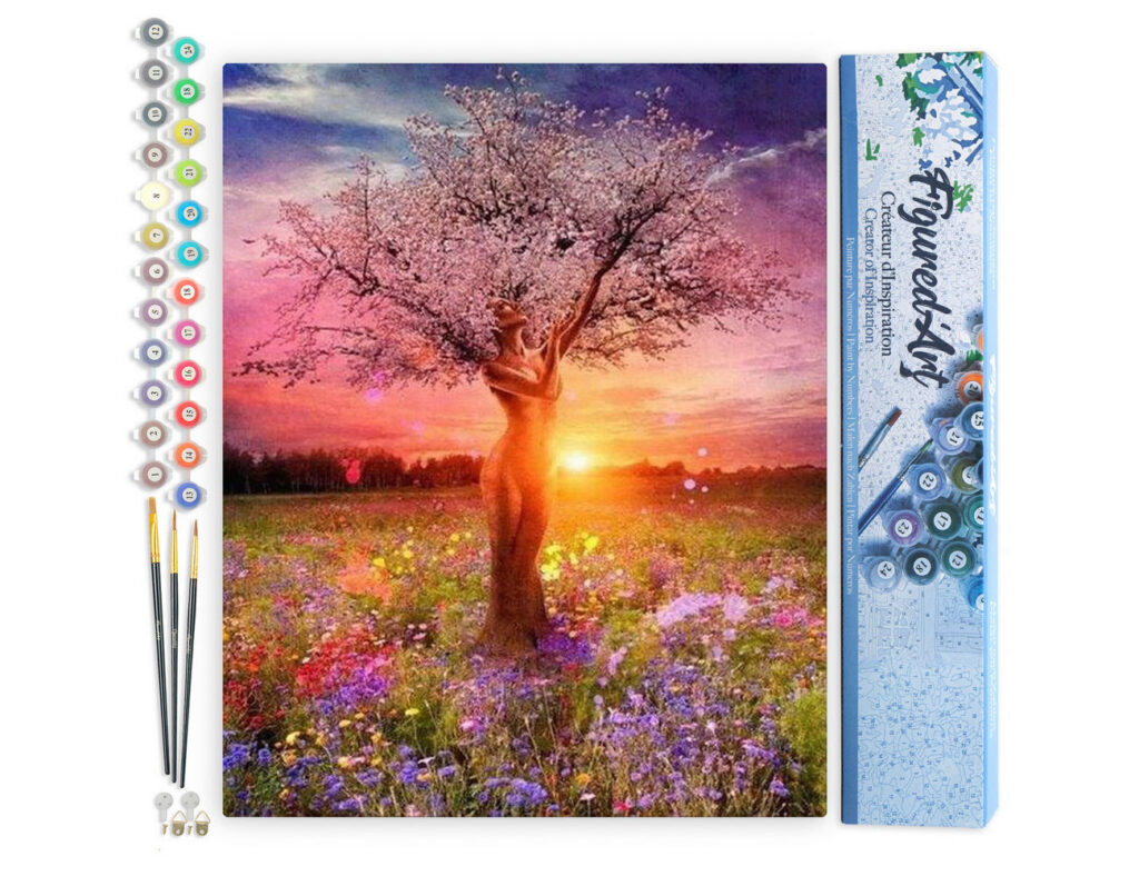 Arbre Corps de Femme - Toile roulée