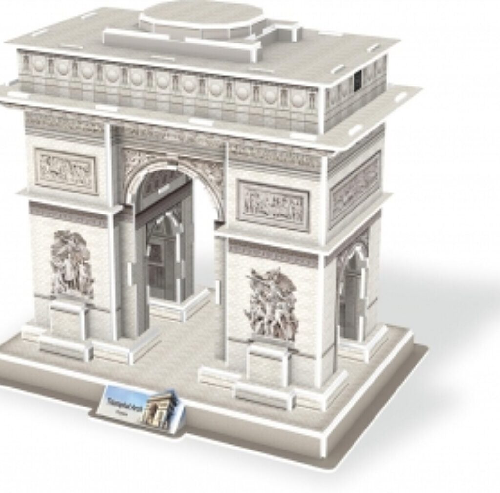 Puzzle maquette Arc de Triomphe 3D facile | Tout à Créer