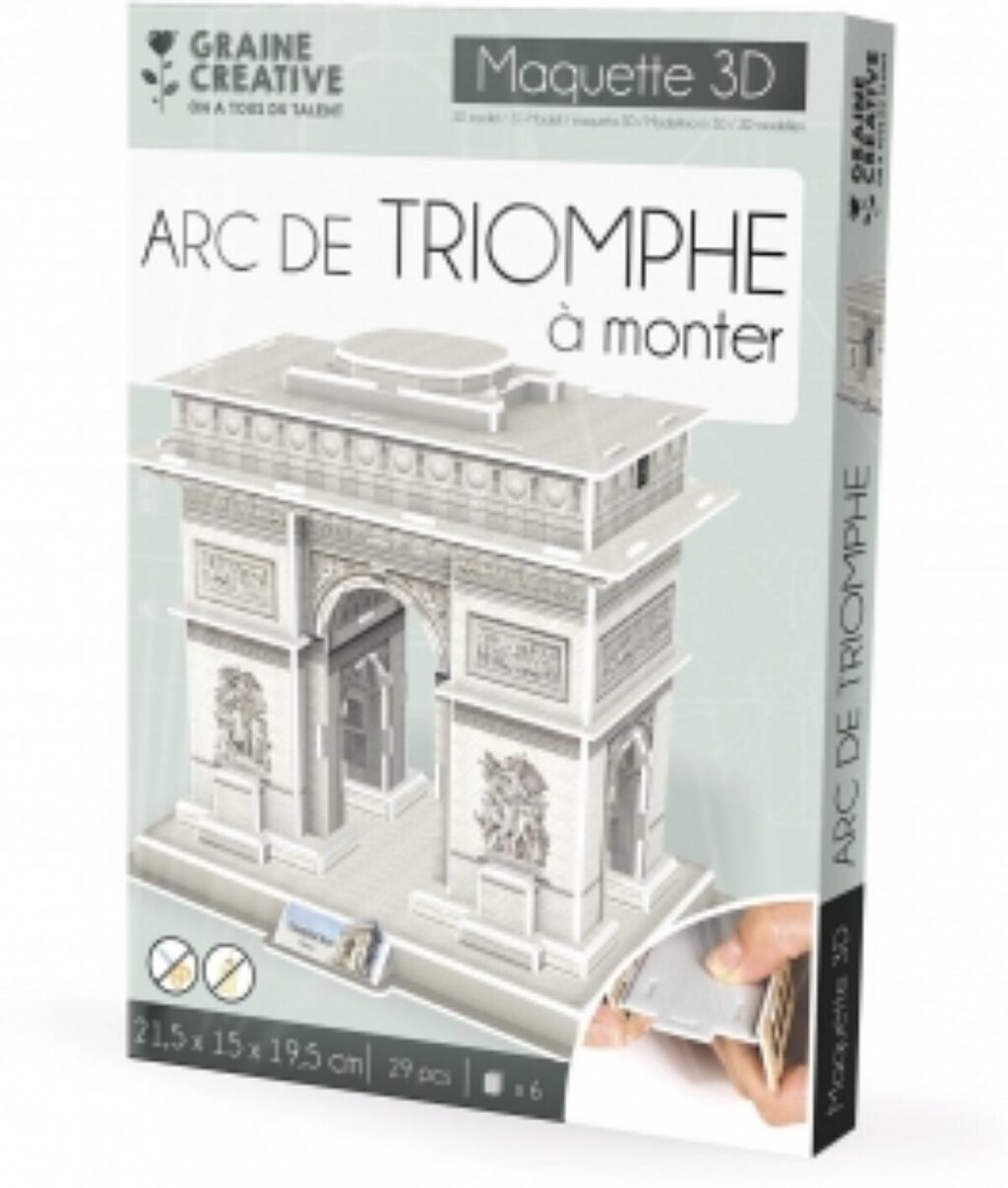 Arc de Triomphe maquette en mousse - puzzle 3D