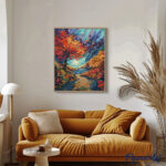 Automne surréaliste inspiré de Van Gogh - Toile roulée