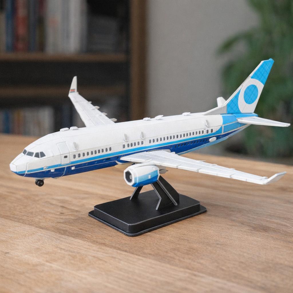 Avion de ligne maquette en mousse - puzzle 3D