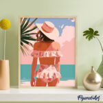 Beauté estivale - Toile roulée