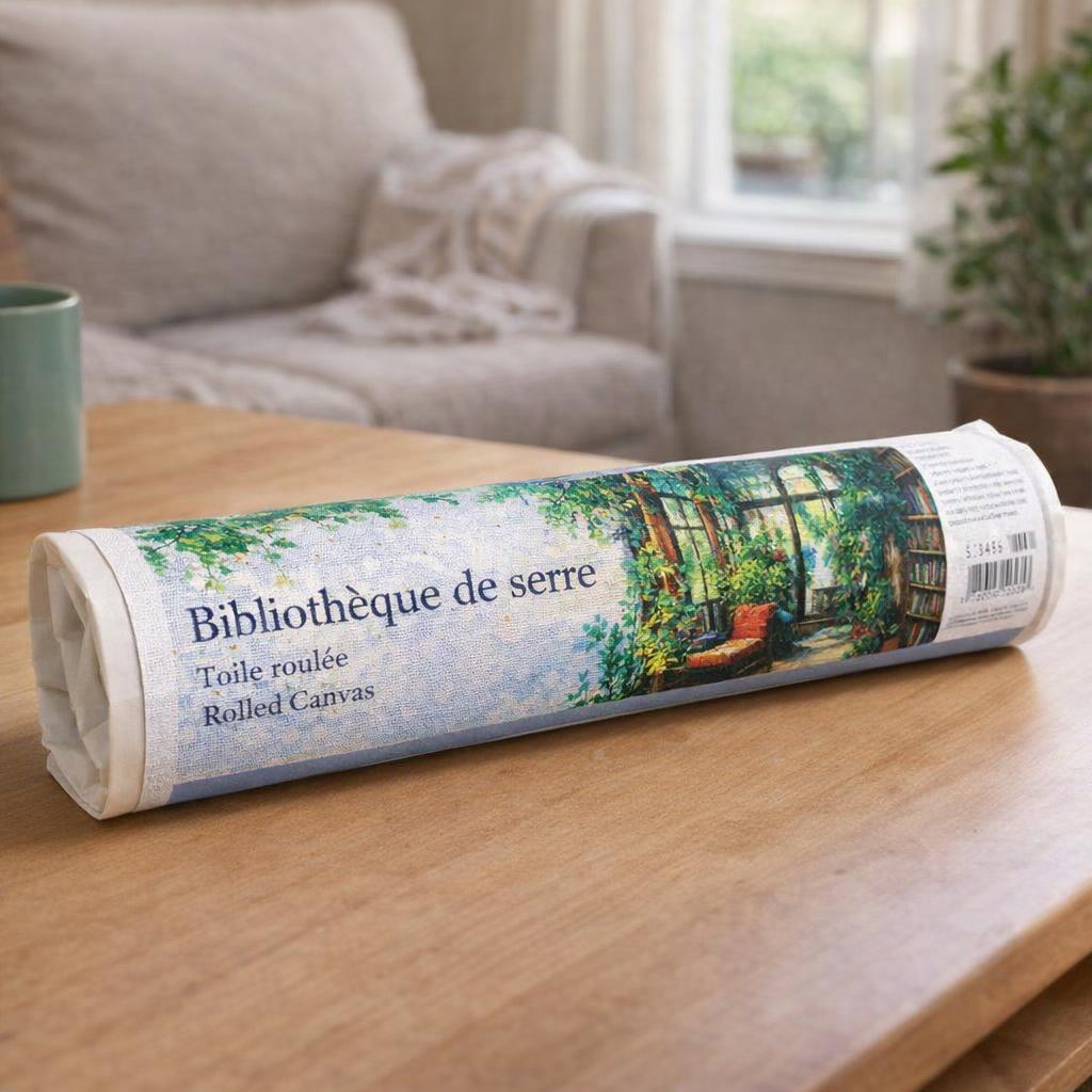 Bibliothèque de la serre - Toile roulée