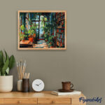 Bibliothèque de la serre - Toile roulée