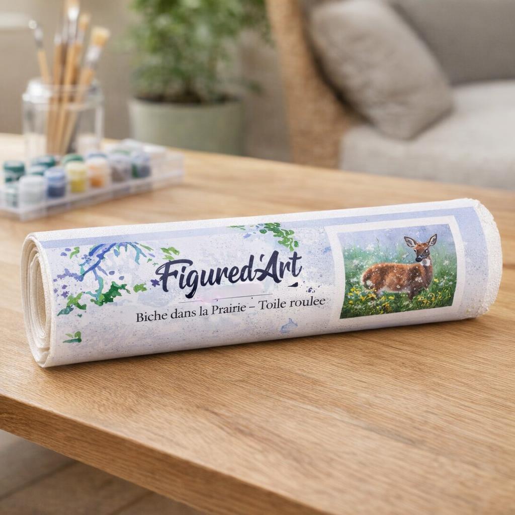 Biche dans la prairie