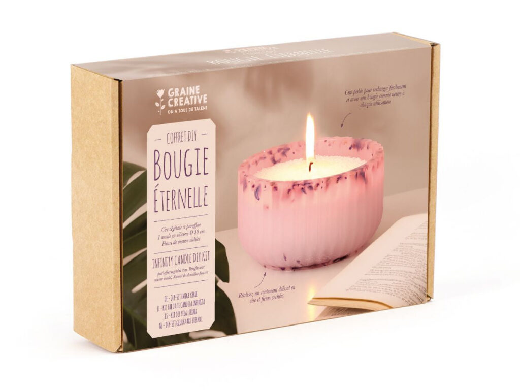 Kit DIY - Bougie éternelle à fabriquer soi-même