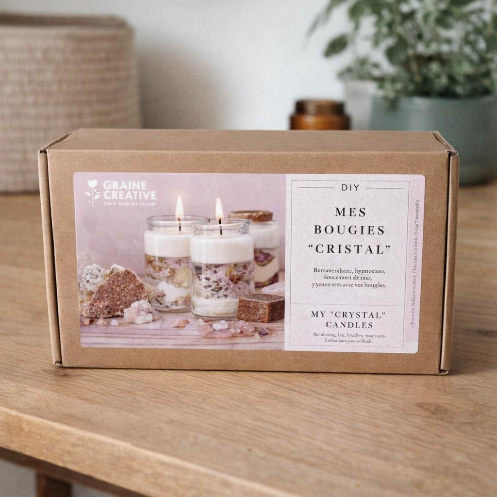 Kit créatif bougies « Mes bougies cristal » Kit créatif bougies « Mes bougies cristal »