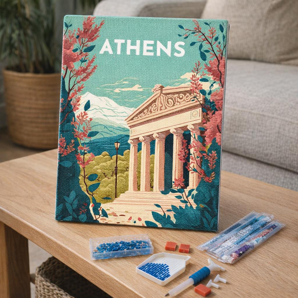 Broderie Diamant - Affiche Poster Amsterdam