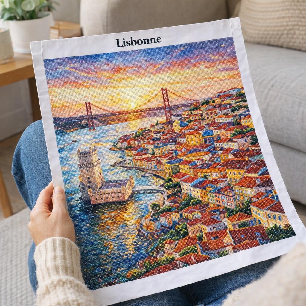 Affiche Lisbonne Diamant