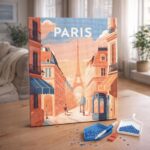 Broderie Diamant - Affiche Poster Paris