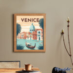 Broderie Diamant - Affiche Poster Venise