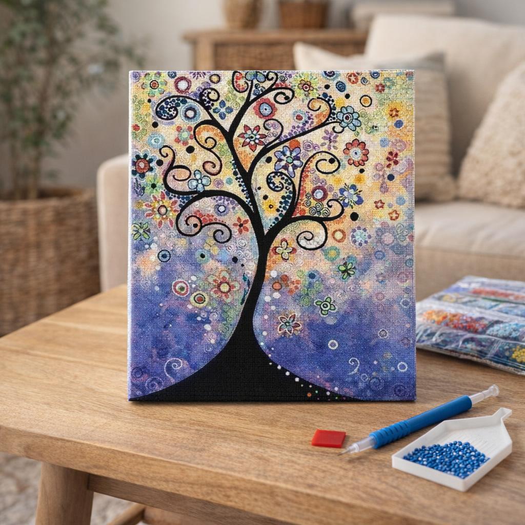 Broderie Diamant - Arbre de Vie Design
