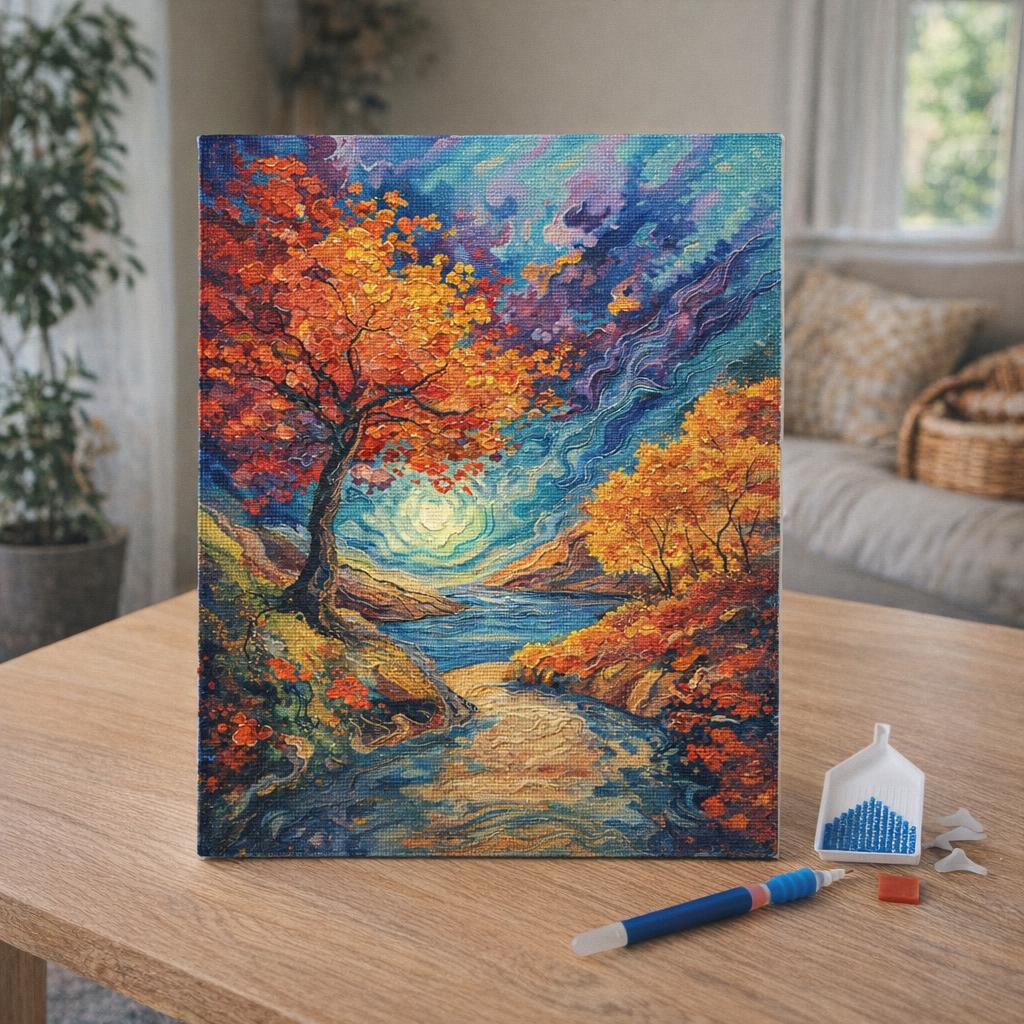 Broderie Diamant - Attrapeur de rêves