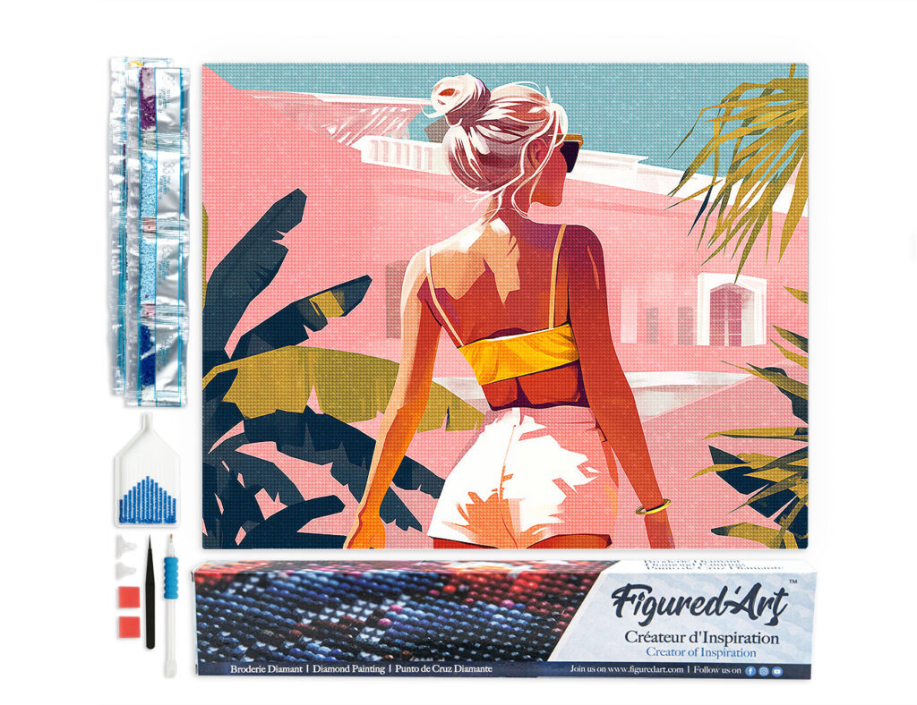 Broderie Diamant - Balade estivale