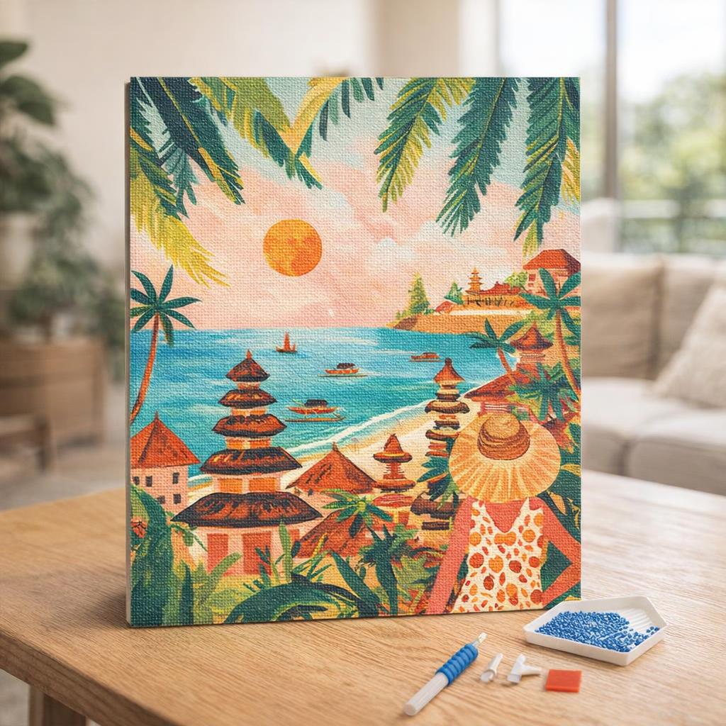 Broderie Diamant - Balade estivale