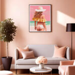 Broderie Diamant - Beauté au bord de la mer