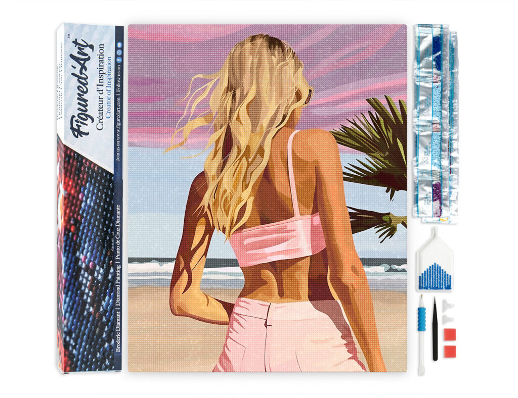 Broderie Diamant - Beauté au crépuscule