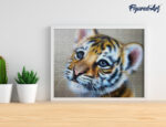 Broderie Diamant - Bébé Tigre