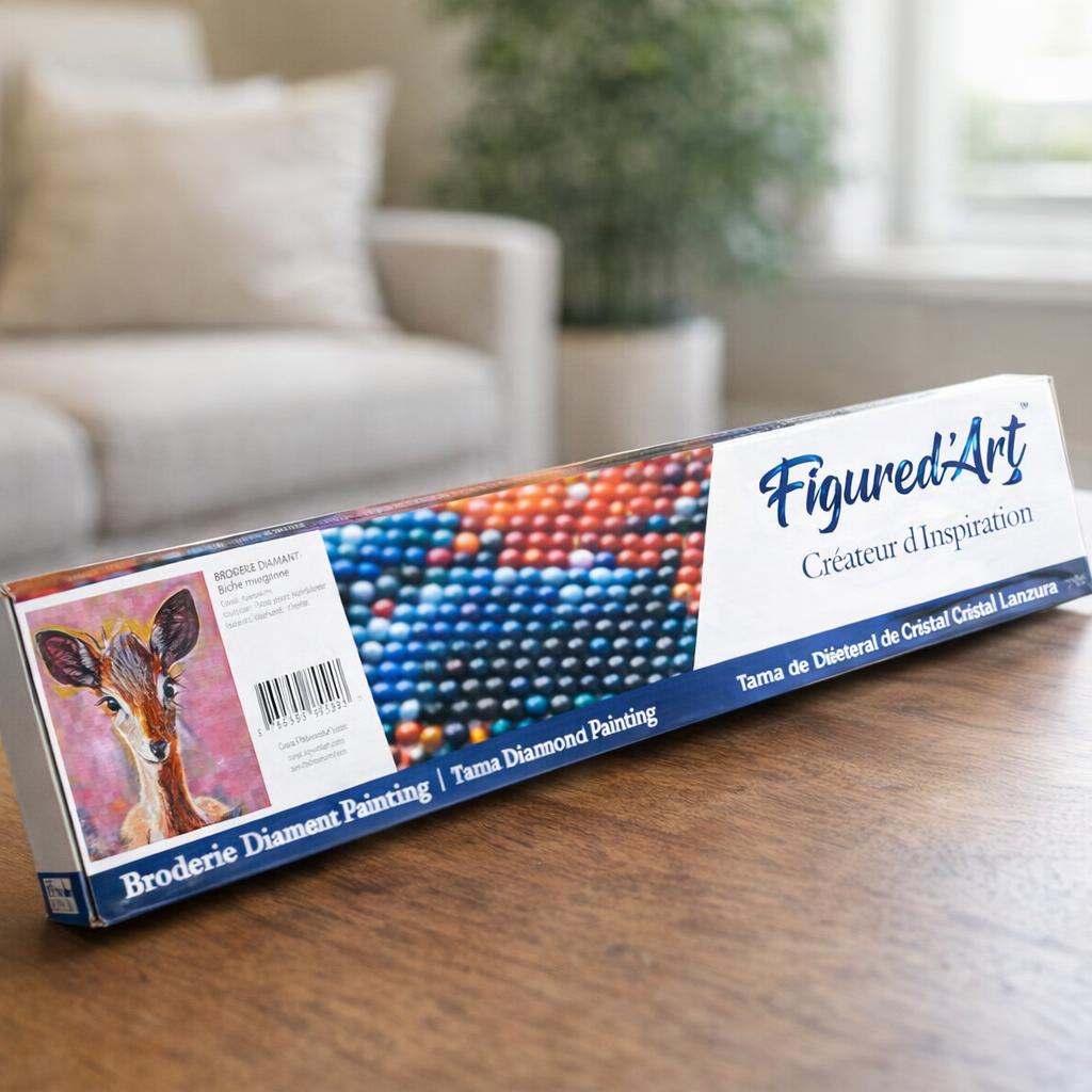 Broderie Diamant - Biche mignonne